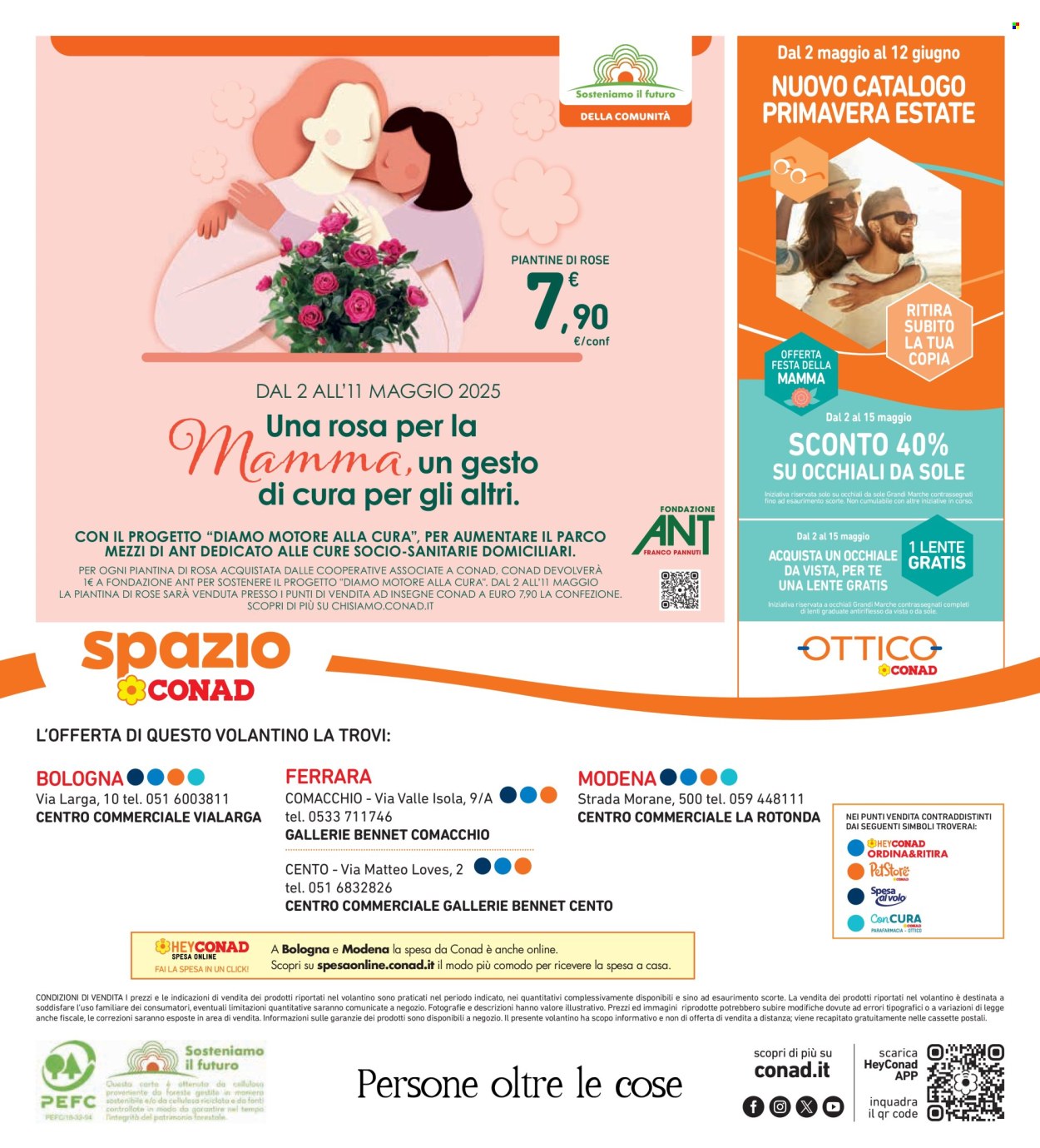 Volantino Spazio Conad - 2/5/2025 - 15/5/2025. Pagina 1