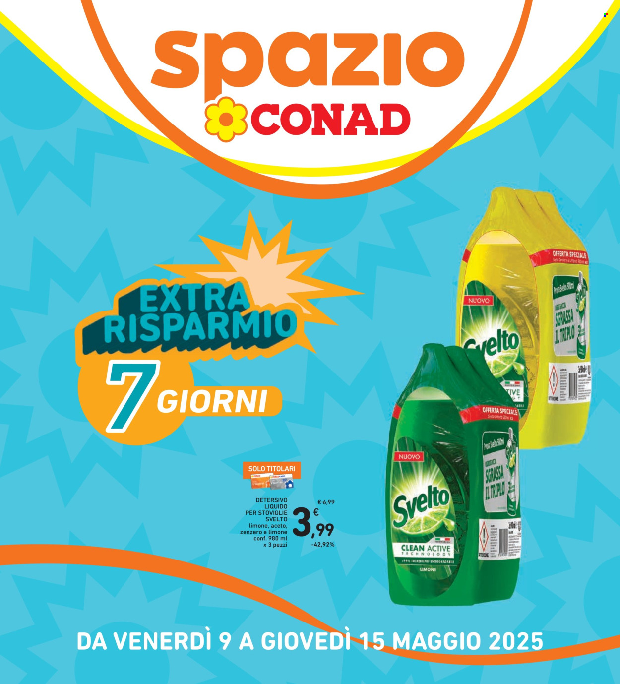 Volantino Spazio Conad - 2/5/2025 - 15/5/2025. Pagina 1