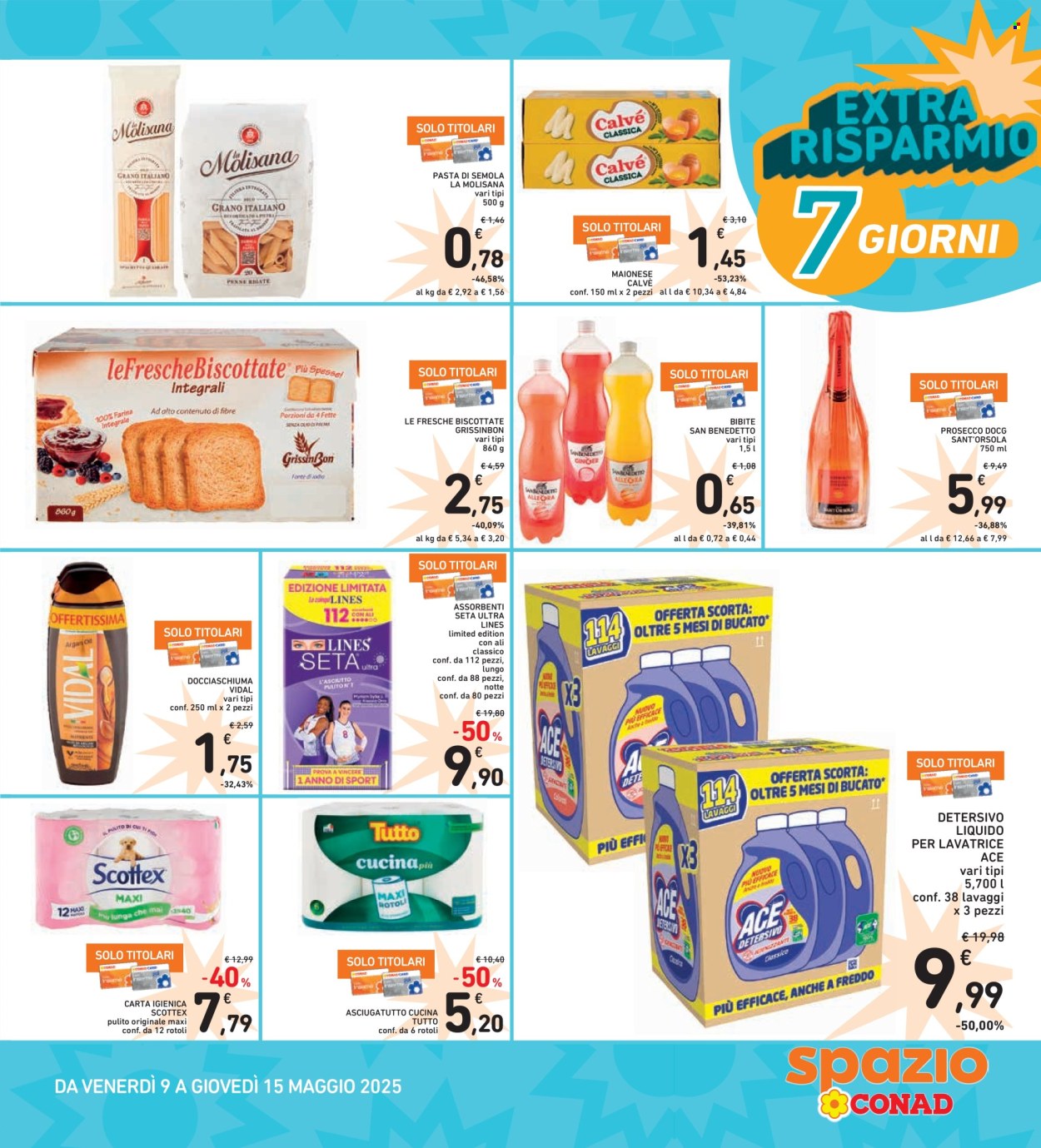 Volantino Spazio Conad - 2/5/2025 - 15/5/2025. Pagina 1