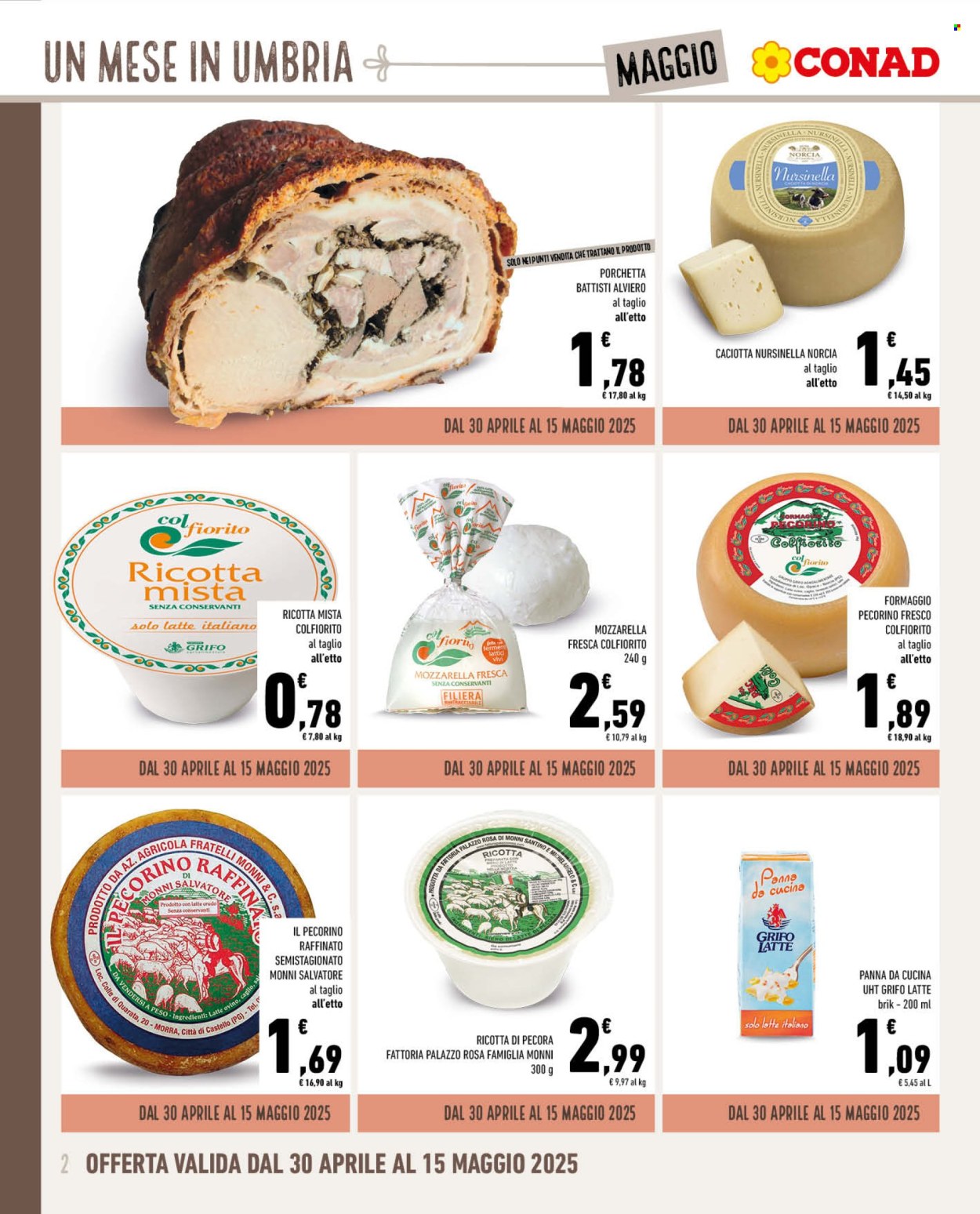 Leták Conad - 30.4.2025 - 31.5.2025. Strana 2