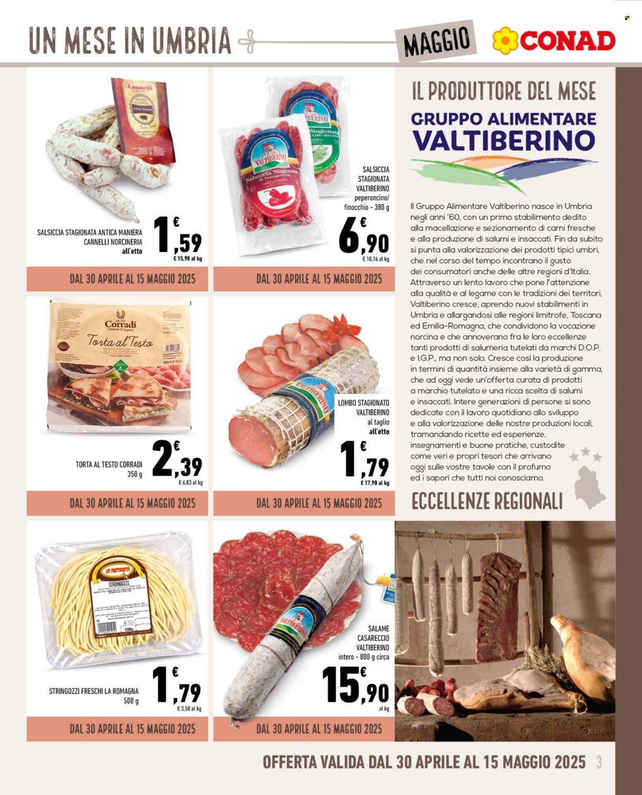 Leták Conad - 30.4.2025 - 31.5.2025. Strana 3