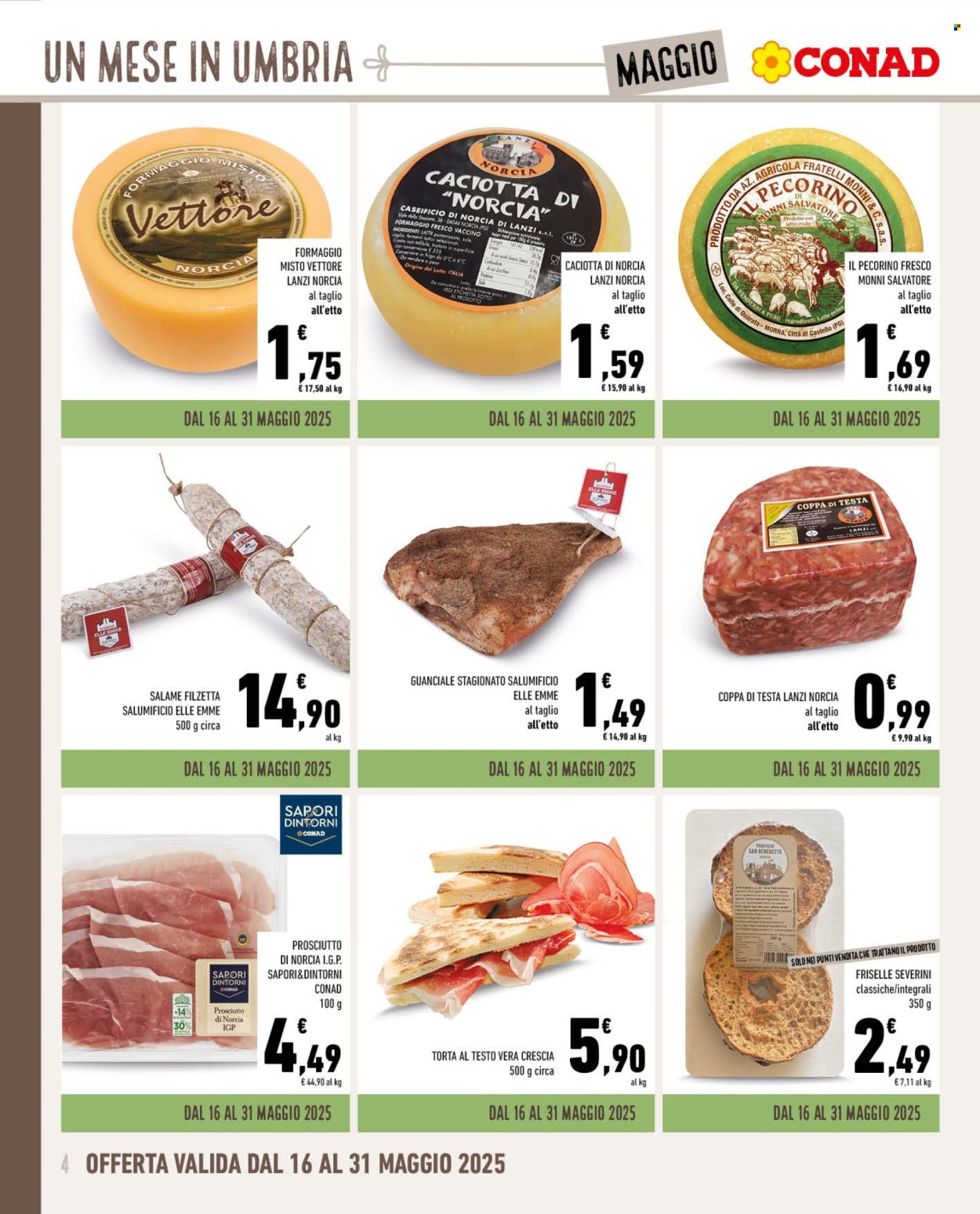 Leták Conad - 30.4.2025 - 31.5.2025. Strana 4
