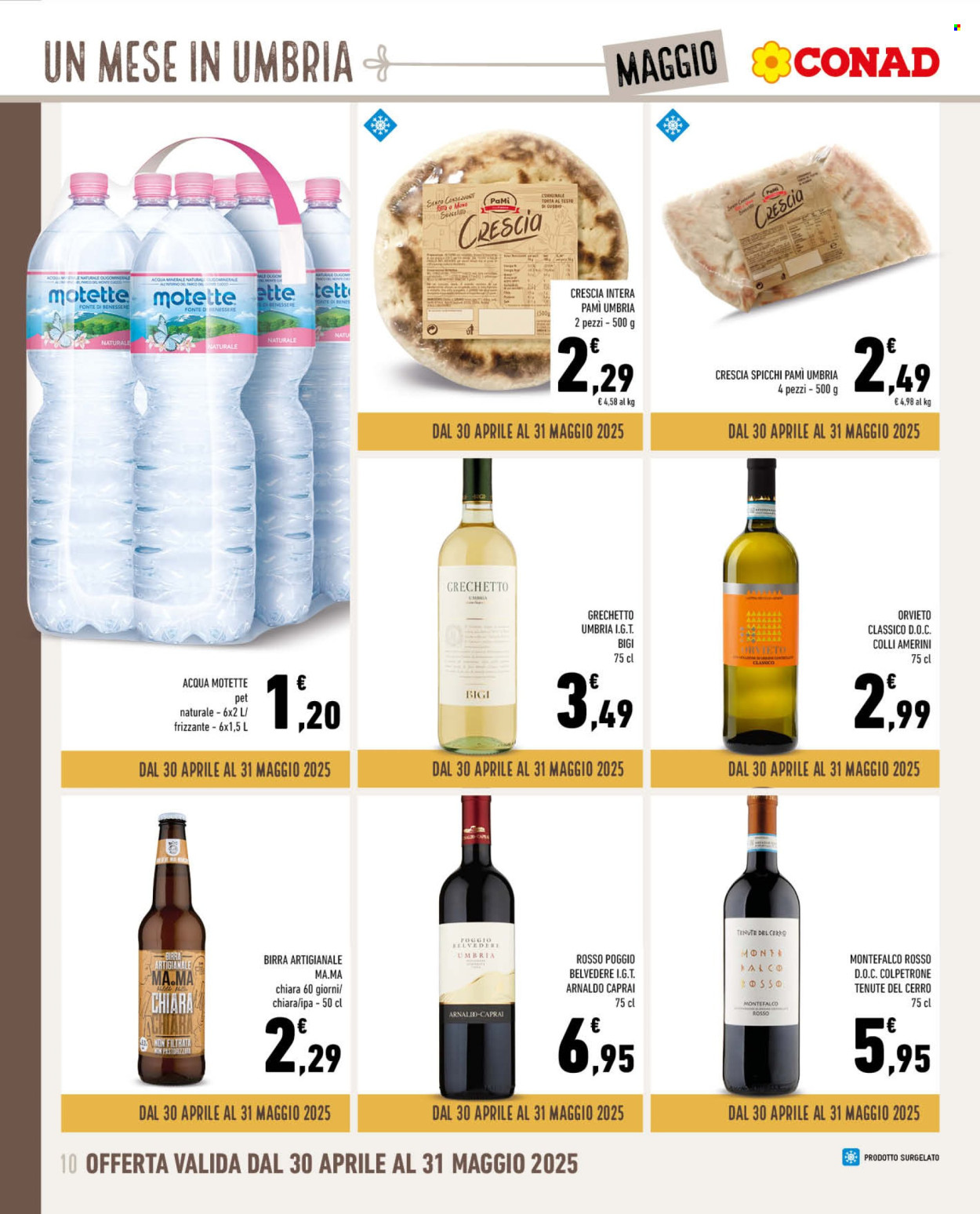 Leták Conad - 30.4.2025 - 31.5.2025. Strana 10