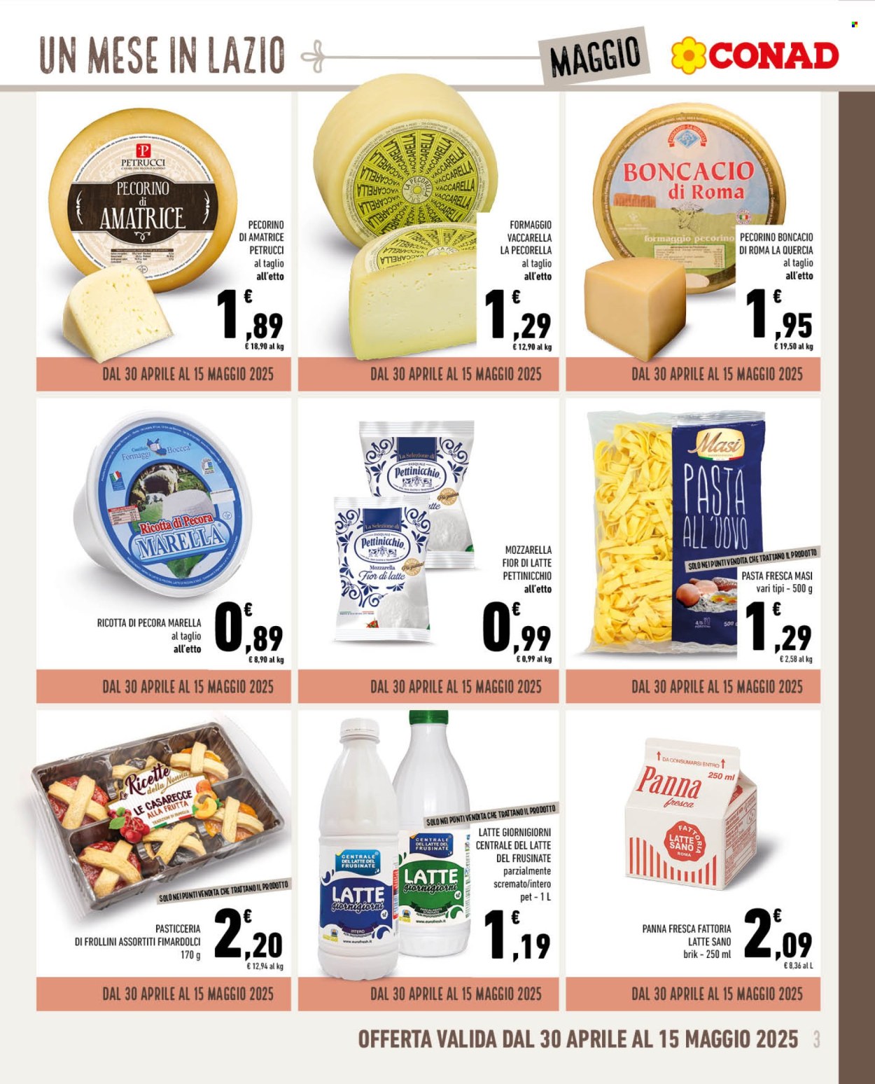 Volantino Conad - 30/4/2025 - 31/5/2025. Pagina 1