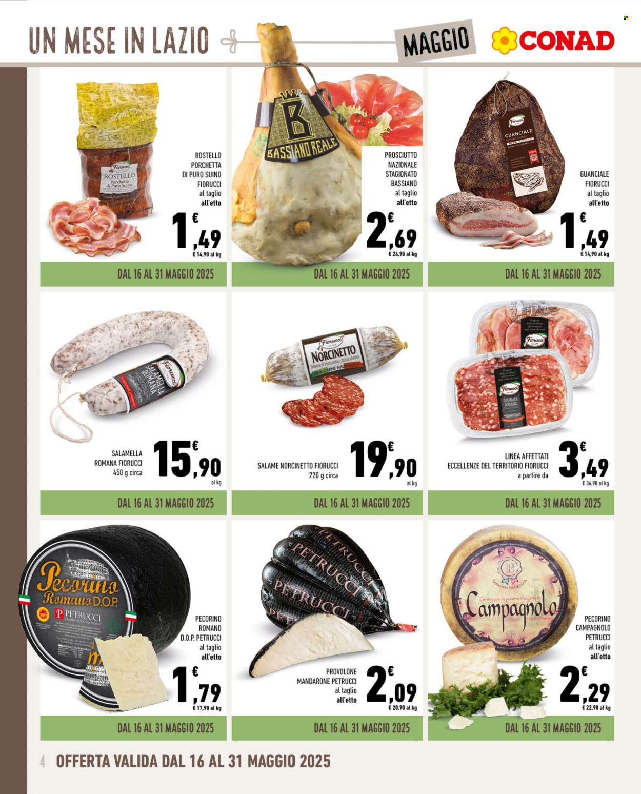 Volantino Conad - 30/4/2025 - 31/5/2025. Pagina 1