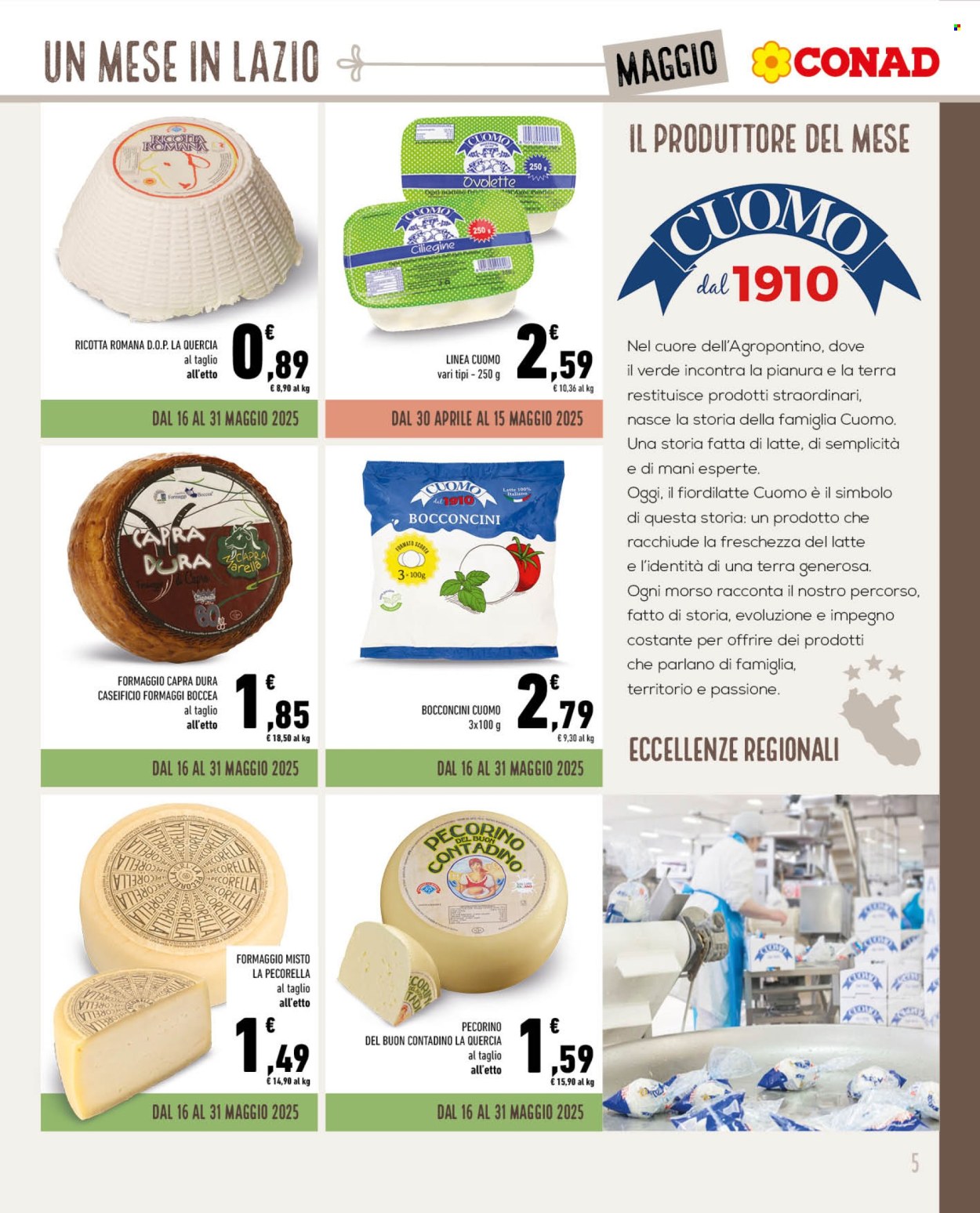 Volantino Conad - 30/4/2025 - 31/5/2025. Pagina 1