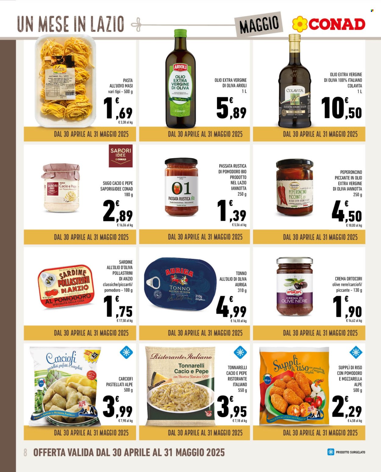 Volantino Conad - 30/4/2025 - 31/5/2025. Pagina 1