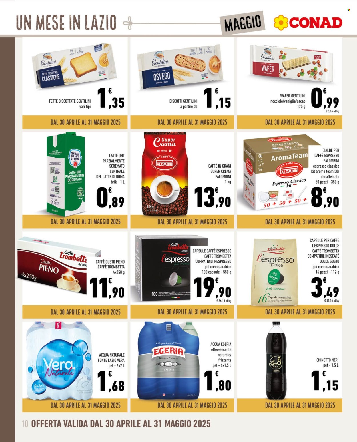 Volantino Conad - 30/4/2025 - 31/5/2025. Pagina 1