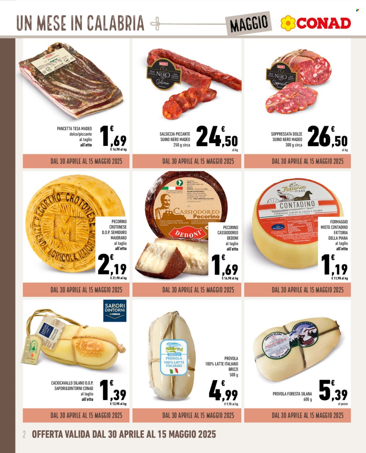 Leták Conad - 30.4.2025 - 31.5.2025. Strana 2
