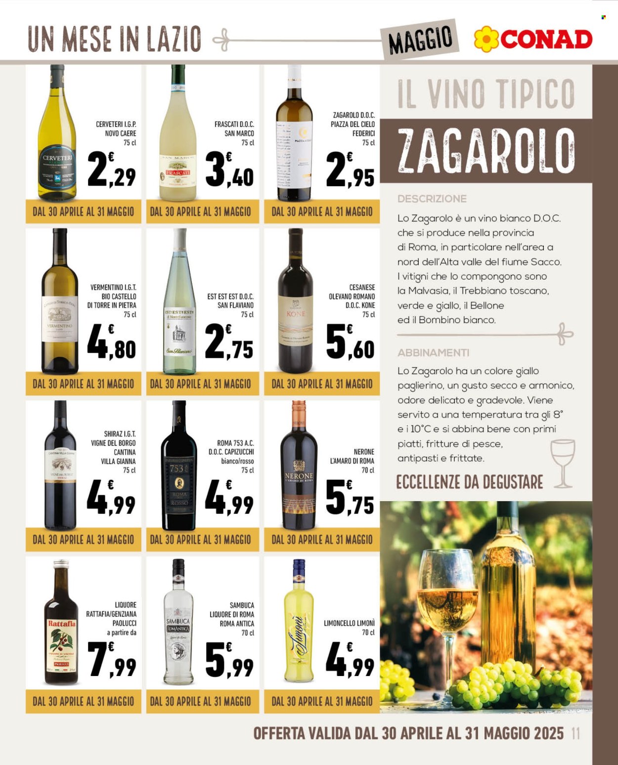 Volantino Conad - 30/4/2025 - 31/5/2025. Pagina 1