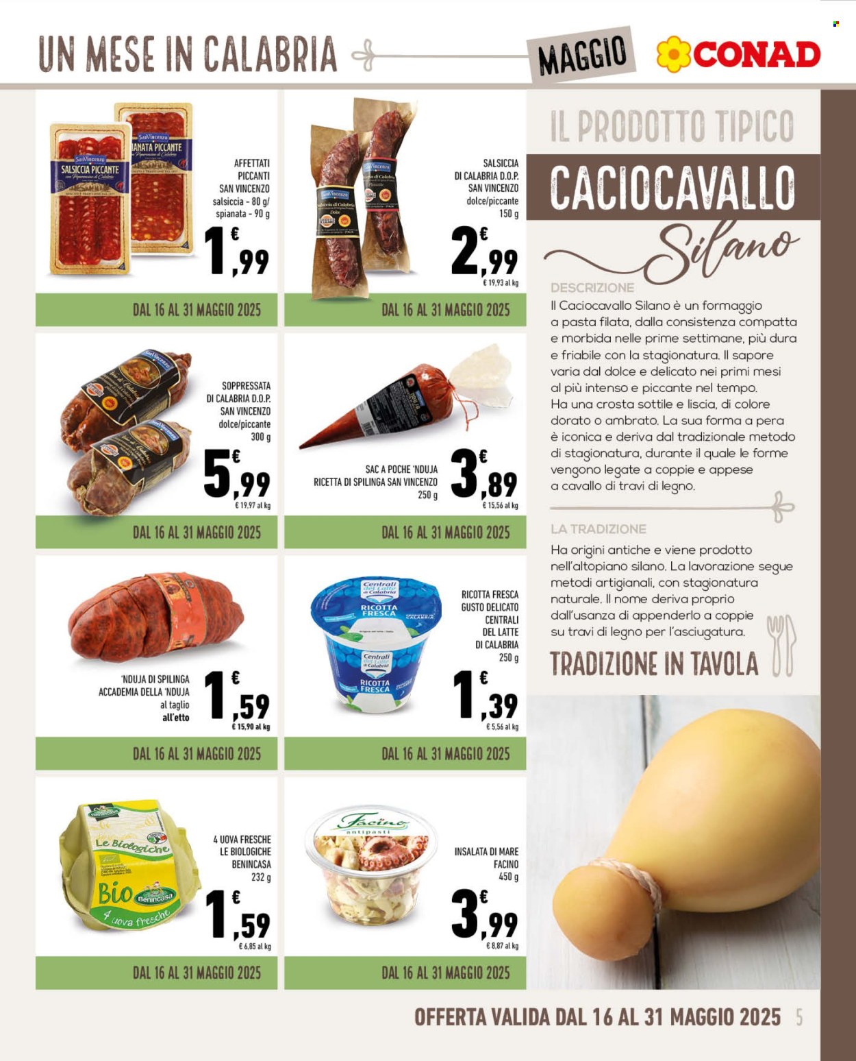 Volantino Conad - 30/4/2025 - 31/5/2025. Pagina 1