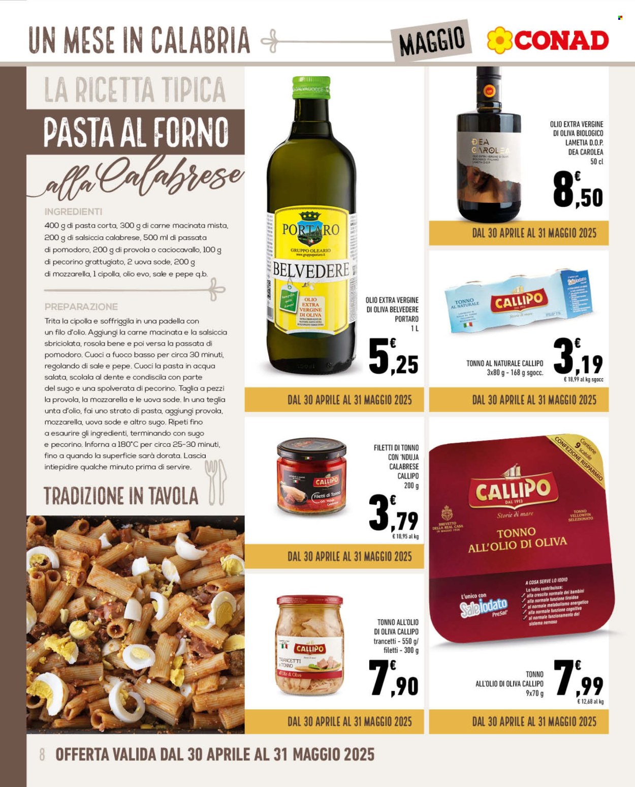 Volantino Conad - 30/4/2025 - 31/5/2025. Pagina 1