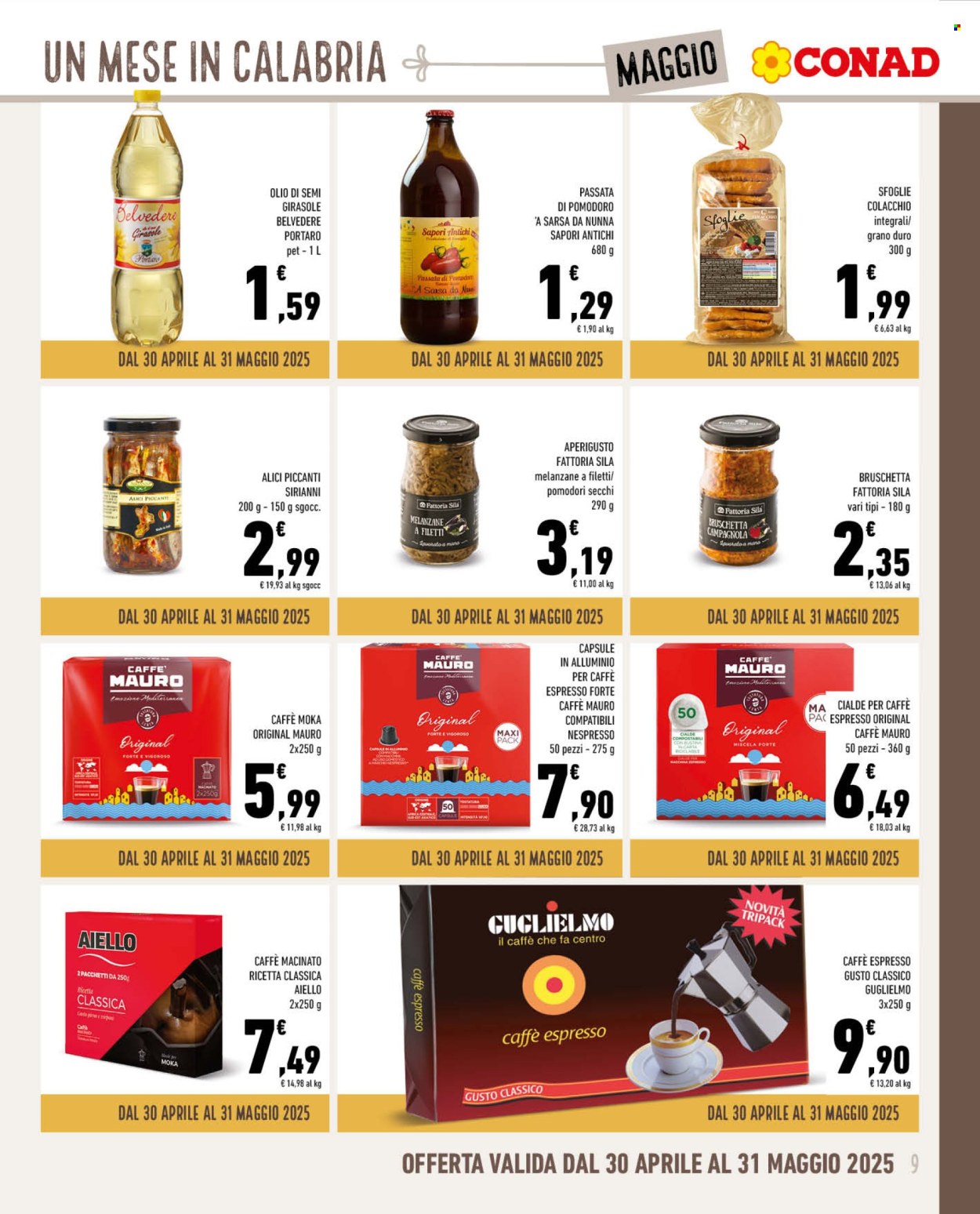 Volantino Conad - 30/4/2025 - 31/5/2025. Pagina 1