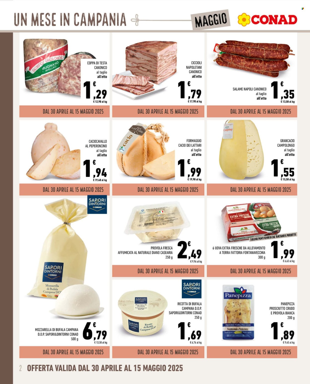 Volantino Conad - 30/4/2025 - 31/5/2025. Pagina 1