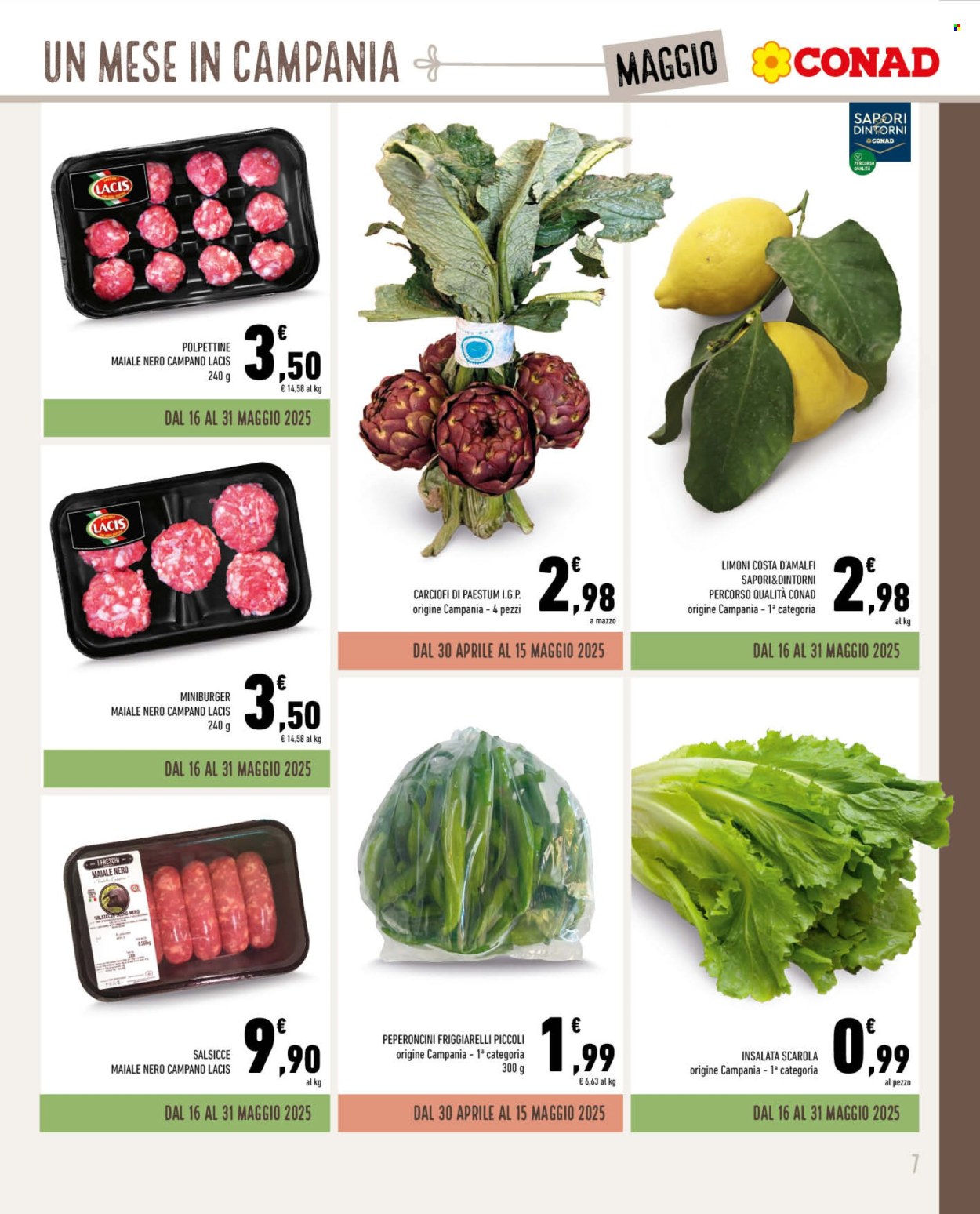 Volantino Conad - 30/4/2025 - 31/5/2025. Pagina 1