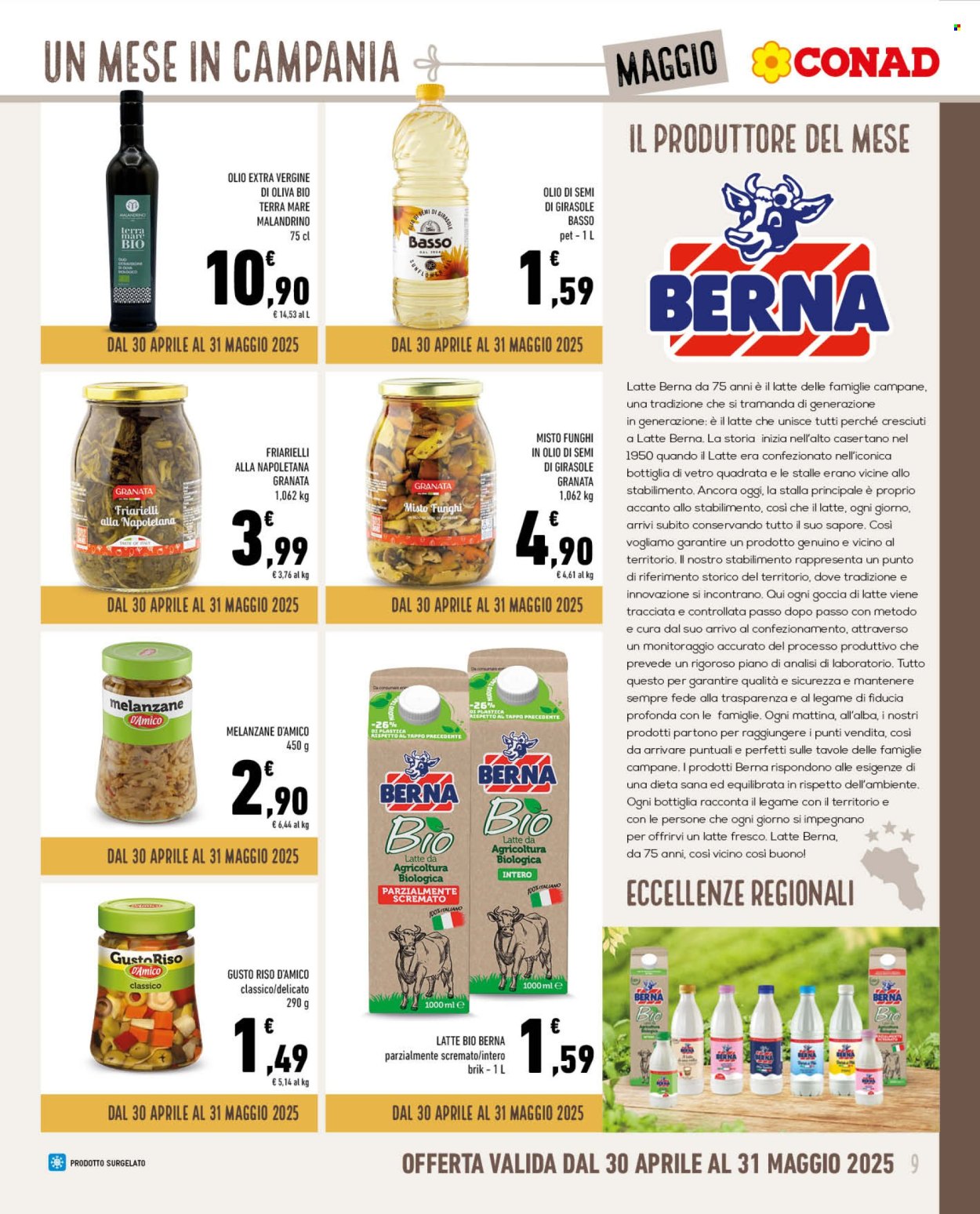 Volantino Conad - 30/4/2025 - 31/5/2025. Pagina 1