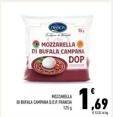 MOZZARELLA DI BUFALA CAMPANA D.O.P. FRANCIA
