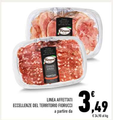 LINEA AFFETTATI ECCELLENZE DEL TERRITORIO FIORUCCI