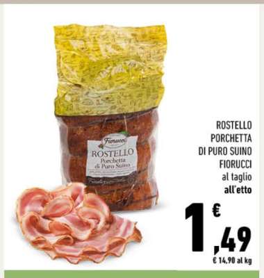 ROSTELLO PORCHETTA DI PURO SUINO FIORUCCI