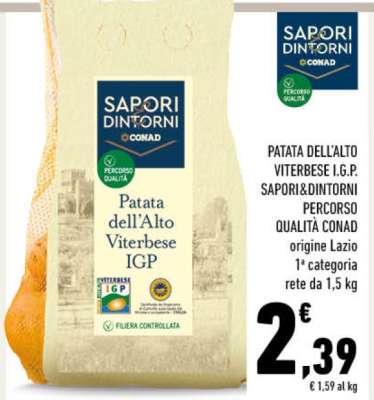 Patata dell'Alto Viterbese IGP