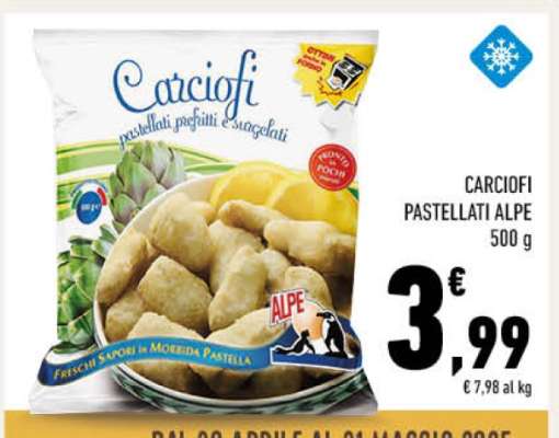 CARCIOFI PASTELLATI ALPE