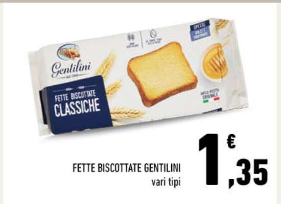 Fette Biscottate Gentilini