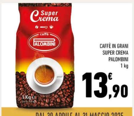 CAFFÈ IN GRANI SUPER CREMA PALOMBINI