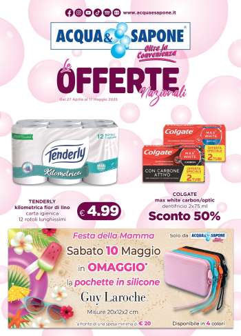 Volantino Acqua & Sapone - 27/4/2025 - 17/5/2025.