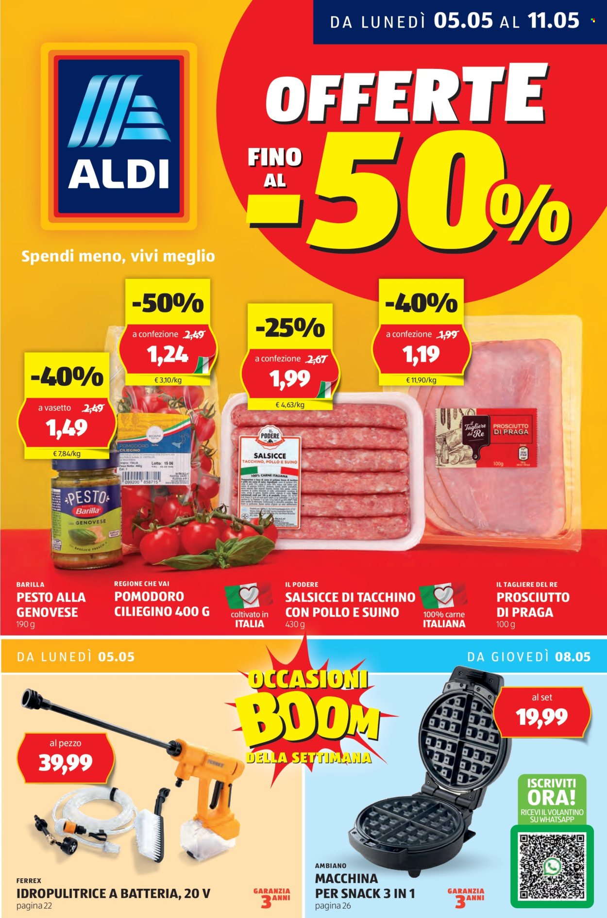 Volantino Aldi - 5/5/2025 - 11/5/2025. Pagina 1