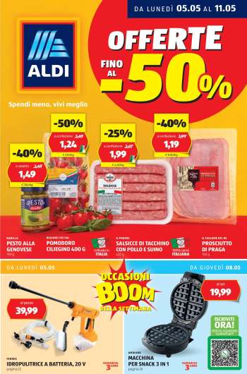 Volantino Aldi - 5/5/2025 - 11/5/2025.
