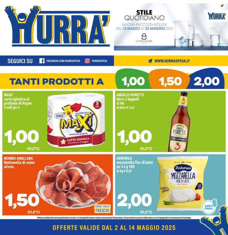 Volantino Hurrà Discount - 2/5/2025 - 14/5/2025.