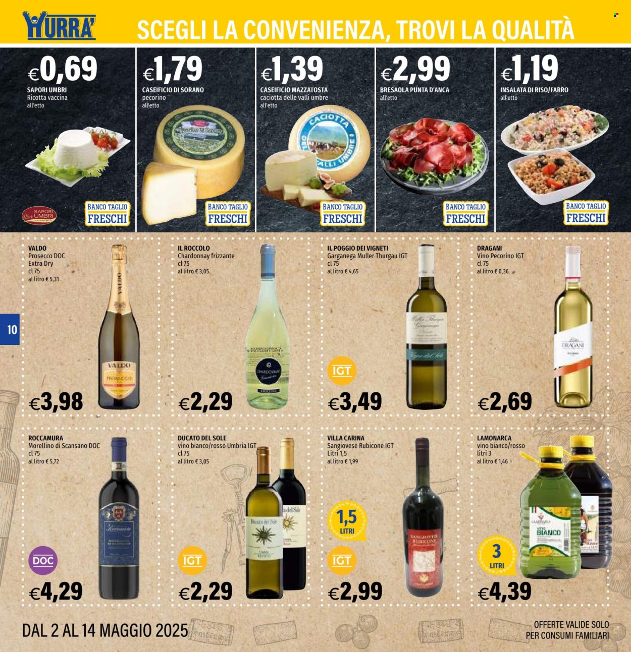 Volantino Hurrà Discount - 2/5/2025 - 14/5/2025. Pagina 1