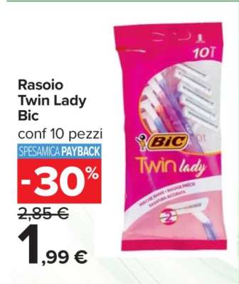 Rasoio Twin Lady Bic