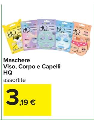 Maschere Viso, Corpo e Capelli HQ
