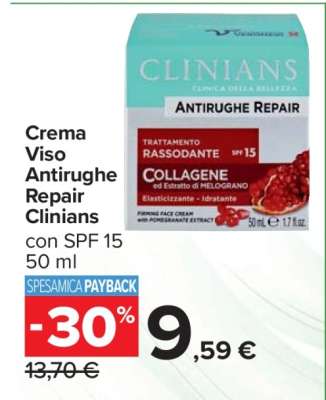 Crema Viso Antirughe Repair Clinians