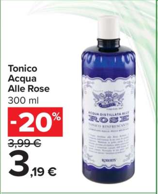 Tonico Acqua Alle Rose