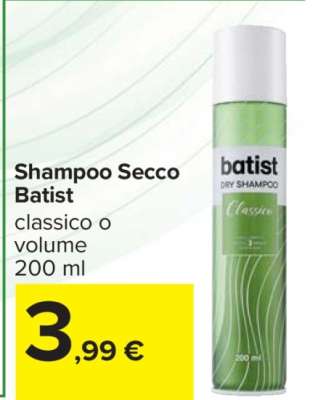 SHAMPOO SECCO BATIST