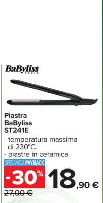 Piastra BaByliss ST241E