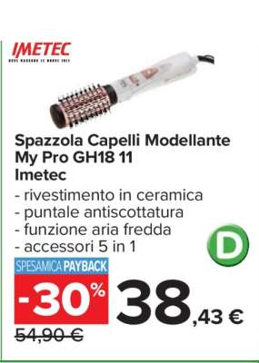 Spazzola Capelli Modellante My Pro GH18 11