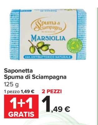 Saponetta Spuma di Sciampagna