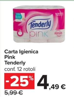 Carta Igienica Pink Tenderly