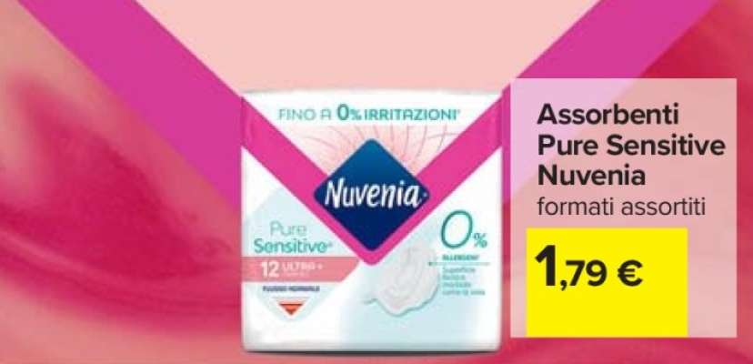 Assorbenti Pure Sensitive Nuvenia
