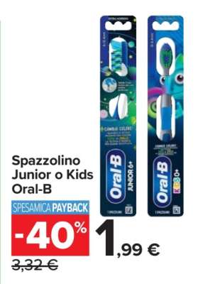 Spazzolino Junior o Kids Oral-B