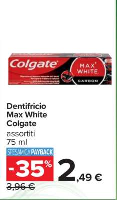 Dentifricio Max White Colgate
