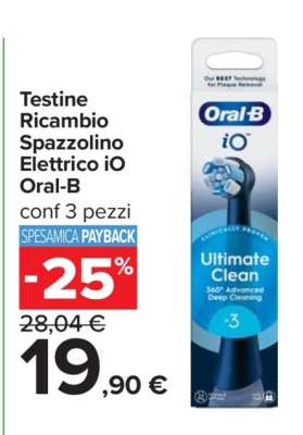 Testine Ricambio Spazzolino Elettrico iO Oral-B