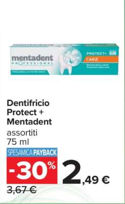 Dentifricio Protect+ Mentadent