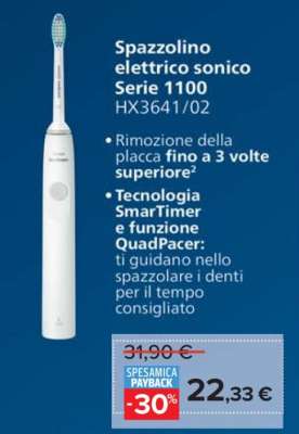 Spazzolino elettrico sonico Serie 1100 HX3641/02
