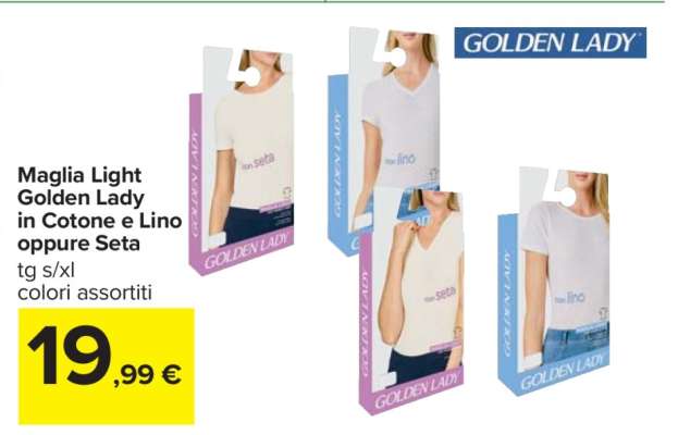 Maglia Light Golden Lady