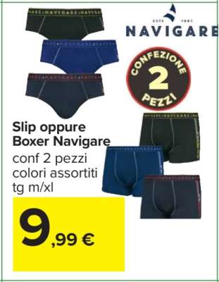Slip oppure Boxer Navigare