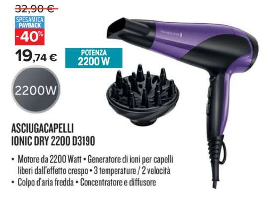 ASCIUGACAPELLI IONIC DRY 2200 D3190